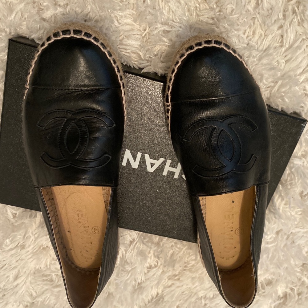 Black Chanel Espadrilles